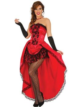 Disfraz Bailarina Saloon  adulta