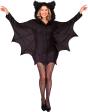 Disfraz BAT – Vestido Murciélago con Capucha y Alas para Mujer