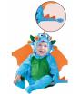 Disfraz Bebé Dragon Azul.