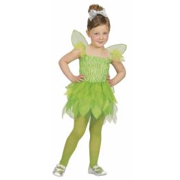 Disfraz Hada Campanilla verde infantil