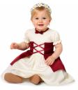 Disfraz Bebé Medieval Vestido Cintas