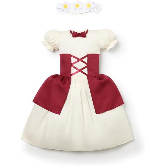 Disfraz Bebé Medieval Vestido Cintas