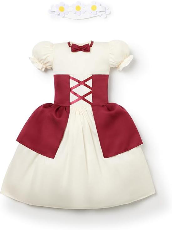 Disfraz Bebé Medieval Vestido Cintas