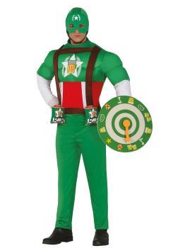 Disfraz Beer Man Verde para  Hombre adulto