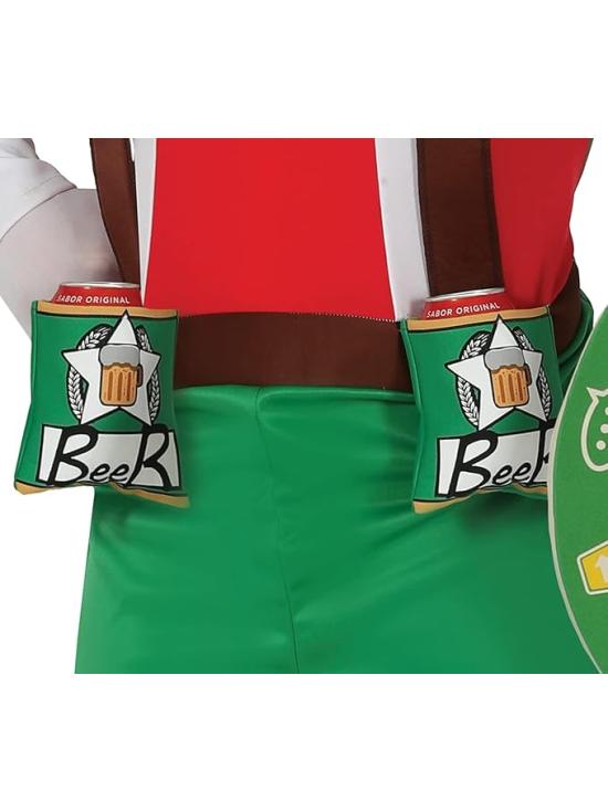 Disfraz Beer Man Verde para  Hombre adulto