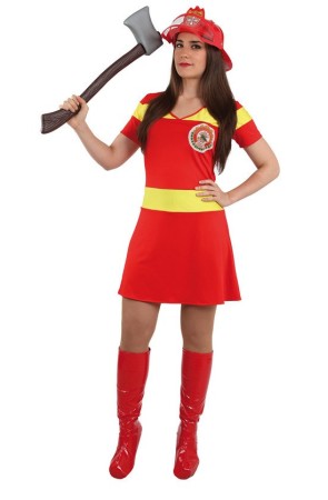 Disfraz bombera sexy mujer