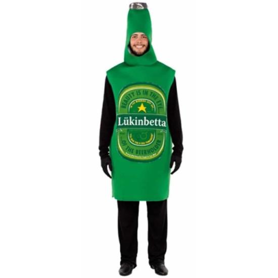 Disfraz Botella de Cerveza Talla Única Disfraz Botella de Cerveza Talla Única