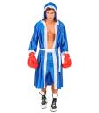 Disfraz Boxeador azul talla adulto