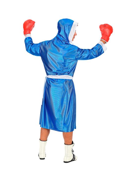 Disfraz Boxeador azul talla adulto