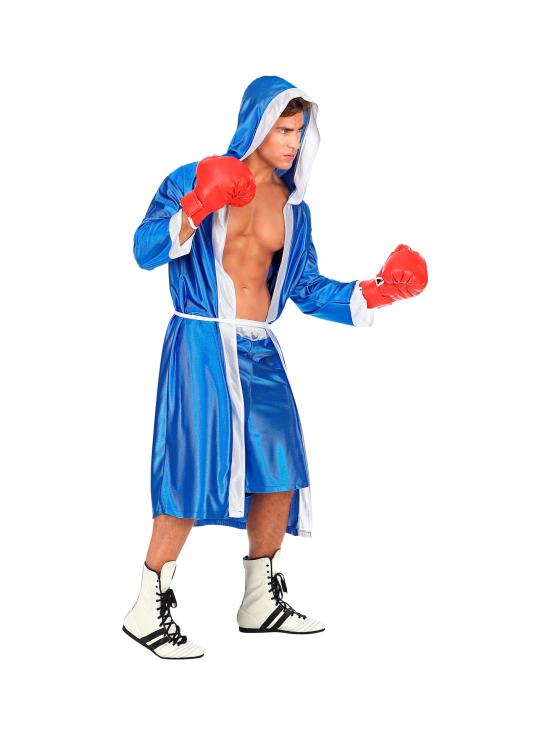 Disfraz Boxeador azul talla adulto