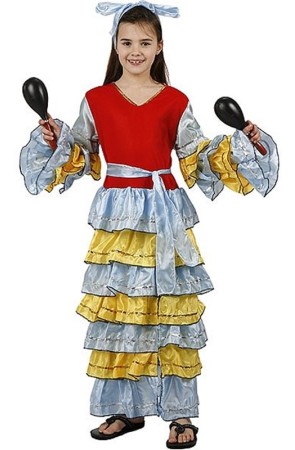 Disfraz Brasileña en talla infantil