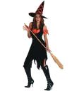 Disfraz Bruja Naranja sexy talla adulta