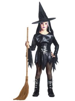 Disfraz Bruja Negra del Mal  infantil