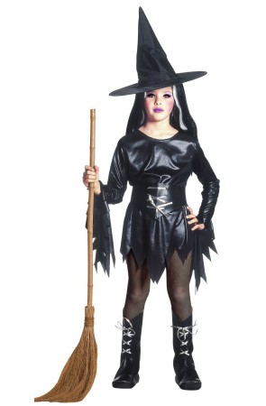 Disfraz Bruja Negra del Mal  infantil