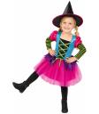 Disfraz  Bruja Pink Color infantil