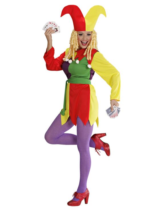 Disfraz Bufón Colores para mujer