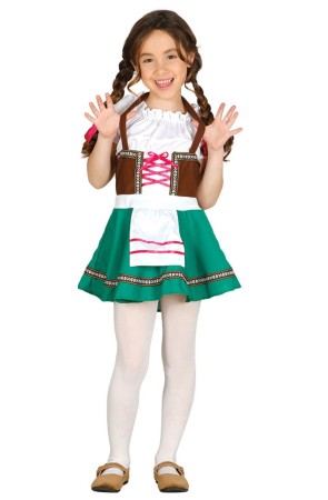 Disfraz Bávara Feliz  niña.