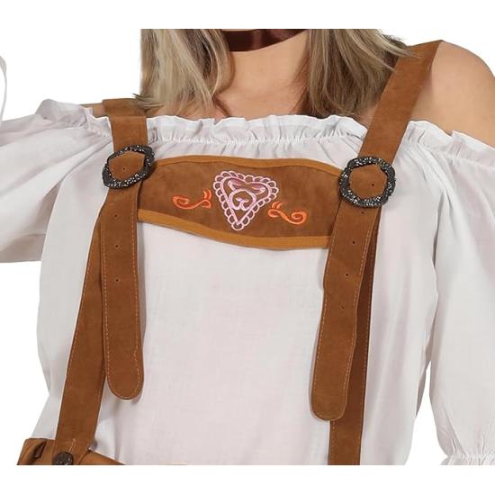 Disfraz de Tirolesa Marrón para Mujer