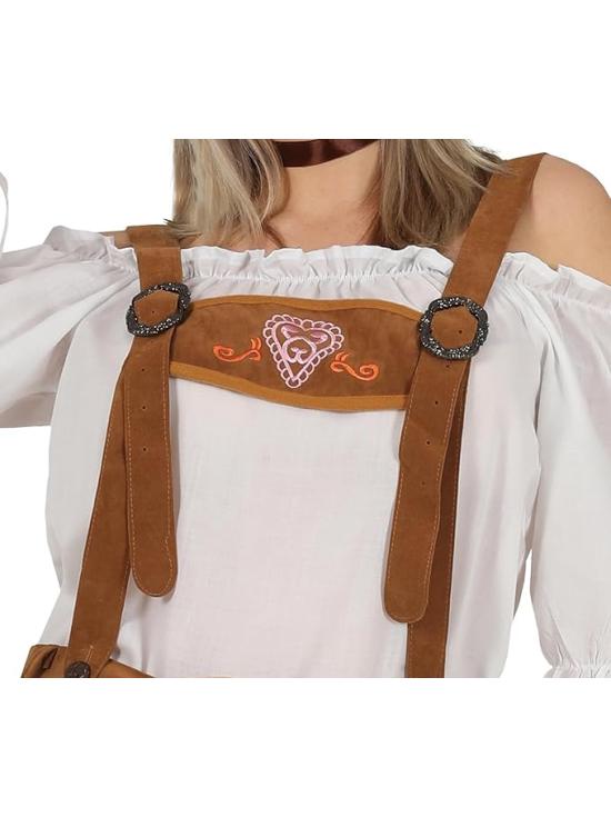 Disfraz de Tirolesa Marrón para Mujer