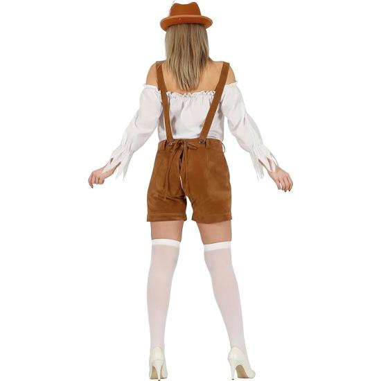 Disfraz de Tirolesa Marrón para Mujer