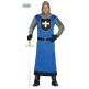 Disfraz Caballero Medieval  Azul talla 52-54