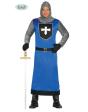 Disfraz Caballero Medieval  Azul talla 52-54