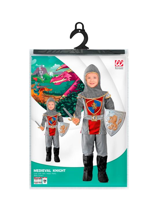 Disfraz  Caballero Medieval Gris niño
