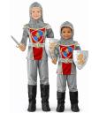 Disfraz  Caballero Medieval Gris niño