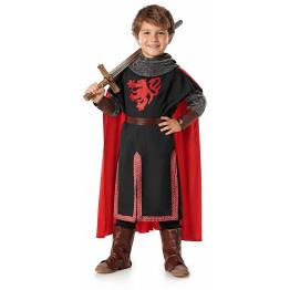 Disfraz Caballero Medieval Negro Unisex Infantil | Traje Caballero Niño