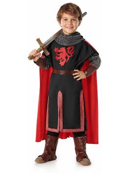 Disfraz Caballero Medieval Negro Unisex Infantil | Traje Caballero Niño