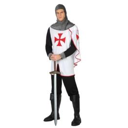 Disfraz Caballero Medieval Orden Templaria Asalto adulto
