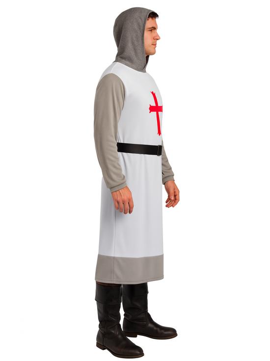 Disfraz Caballero Medieval Orden Templaria Asalto adulto