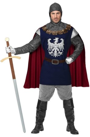 Disfraz Caballero Medieval Valiente talla adulto