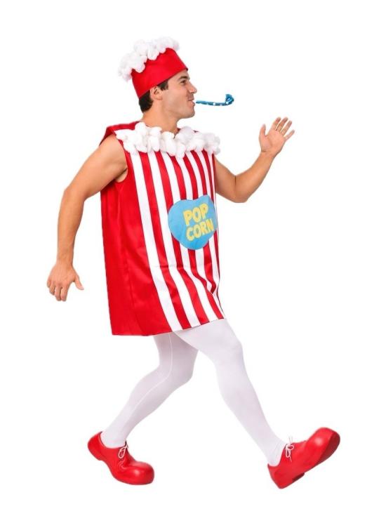 Disfraz Caja de Palomitas para Hombre
