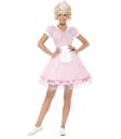 Disfraz Camarera  Retro PInk.adulta