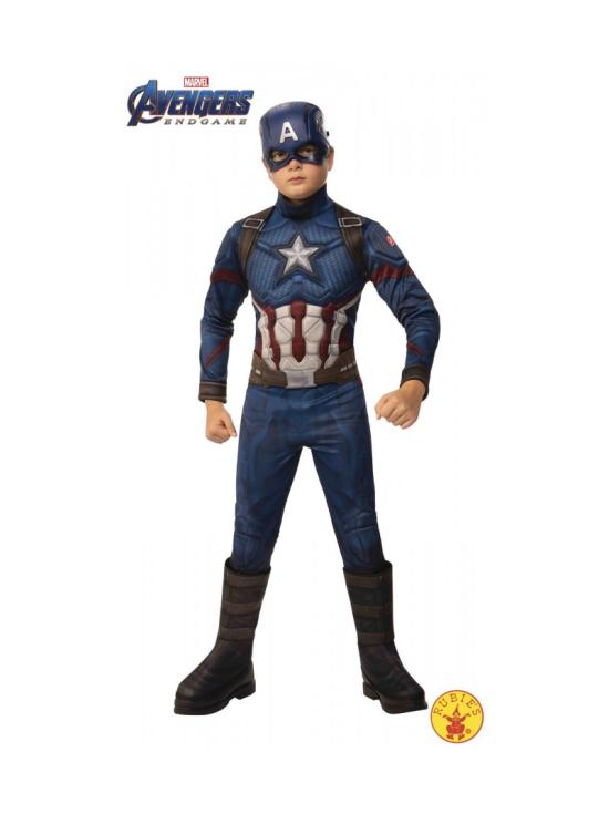 Disfraz Capitan America Premium Endgame Avengers Marvel infantil