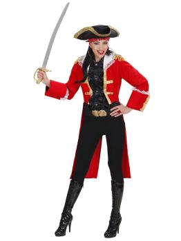 Disfraz Capitana Pirata Red