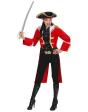 Disfraz Capitana Pirata Red