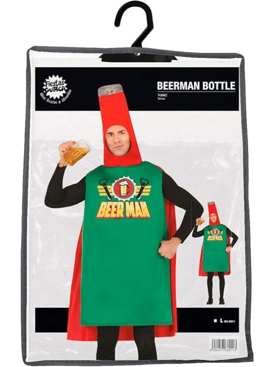 Disfraz Capitán Cerveza para adultos