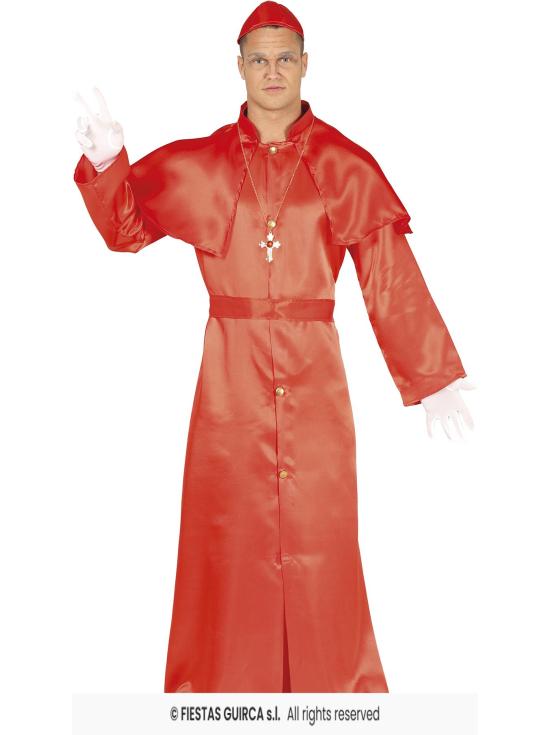 Disfraz de Cardenal Rojo para Adulto
