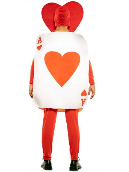 Disfraz Carta As de Corazones Infantil