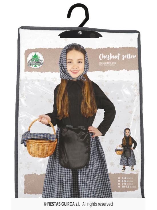 Disfraz Castañera en talla Infantil