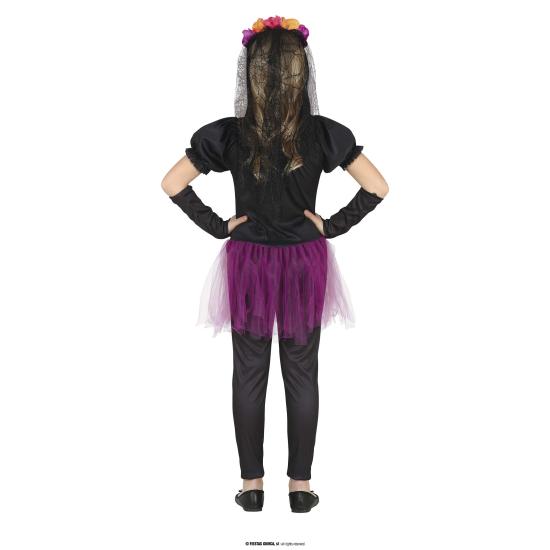 Disfraz Catrina Flower para niñas