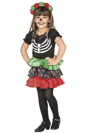 Disfraz Catrina Graciosa para niña