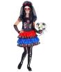 Disfraz Catrina Novia de la Muerte Color talla infantil