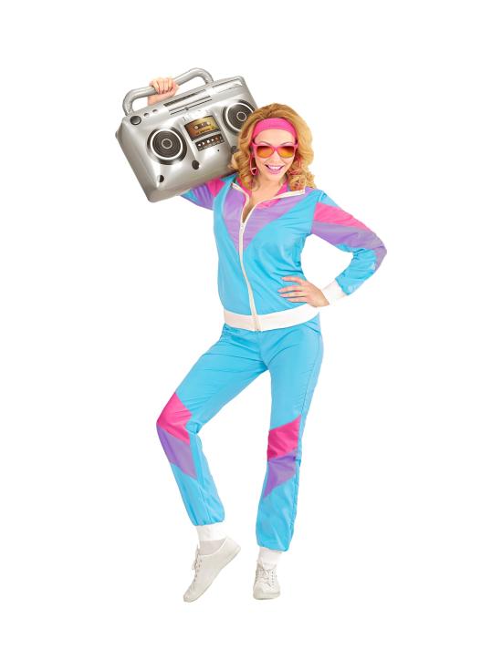 Disfraz Chandal años 80 Azul Unisex