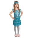 Disfraz Charleston Azul talla infantil