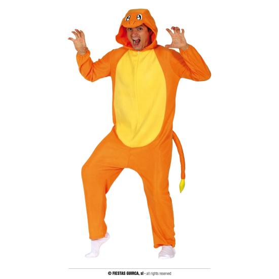 Disfraz Pokemon Dragon Naranja adulto Disfraz Pokemon Dragon Naranja adulto
