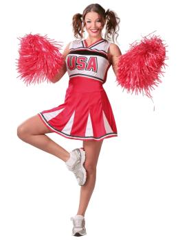 Disfraz de Animadora Cheerleader para adulta