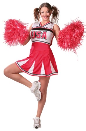 Disfraz de Animadora Cheerleader para adulta